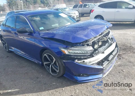 2021 Honda Accord Sport 2.0T from USA, damaged, VIN 1HGCV2F30MA018057